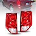 LED Chrome Red Tail Lights for Dodge Grand Caravan (2011–2020)