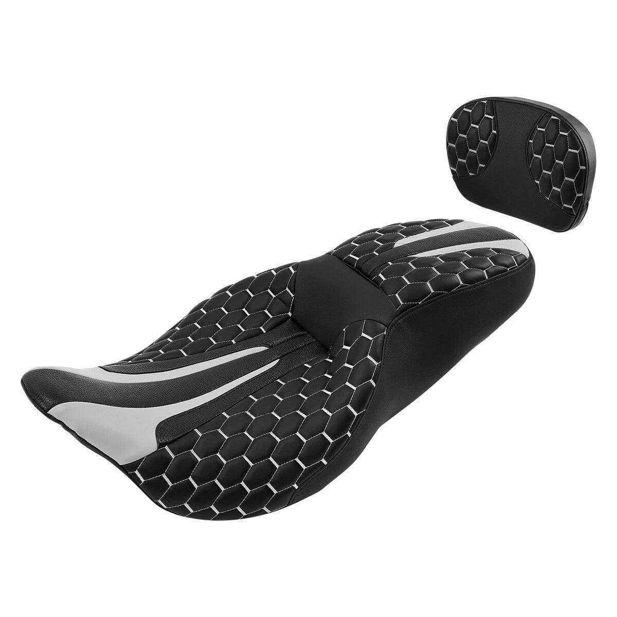 Driver Passenger Seat Backrest for Harley Touring Road Glide (2009–2023)
