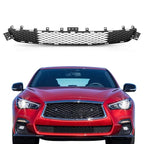 Front Bumper Lower Black Grille for Infiniti Q50 (2018–2022)