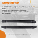 6" Side Step Nerf Bars for Chevrolet Silverado/GMC Sierra (2019–2026)