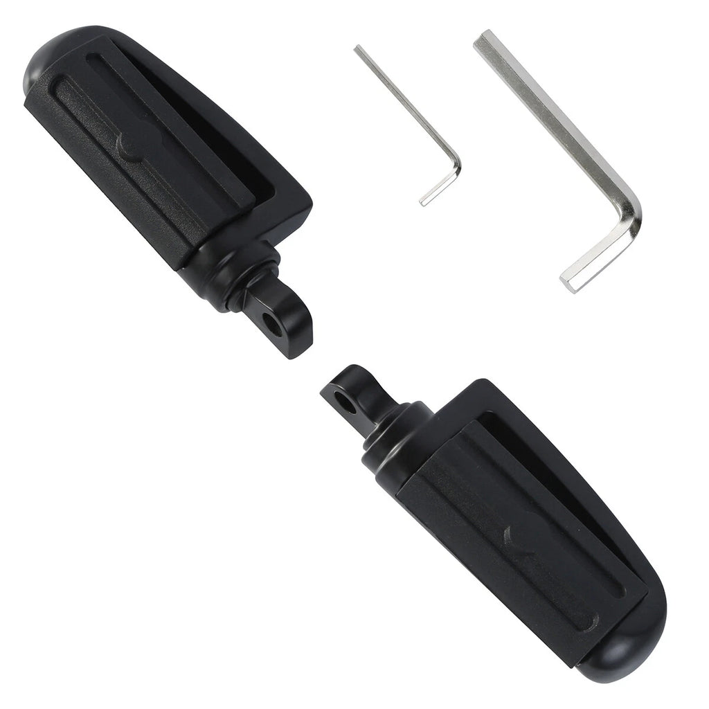 Matte Black Foot Pegs for Harley Electra Glide (2014–2023)