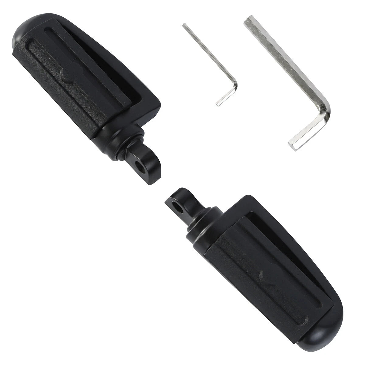 Matte Black Foot Pegs for Harley Electra Glide (2014–2023)