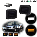 Front LED Side Marker Turn Signal Lights for Hummer H2 (2003–2009)