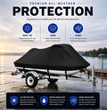 Jet Ski Cover for Sea Doo SeaDoo Spark 3up (2019–2022) Black