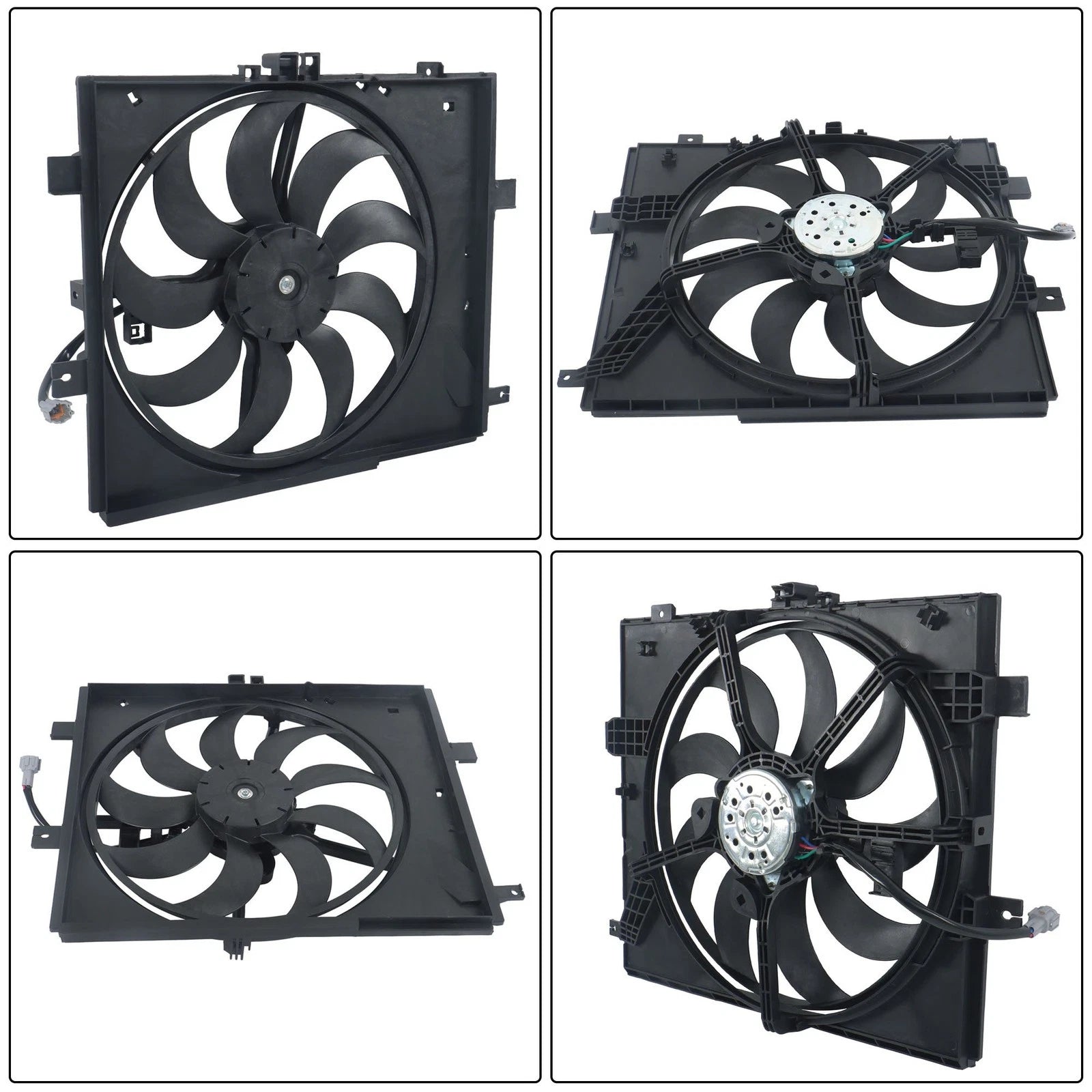 Radiator Cooling Fan Assembly with Shroud for Nissan (2012-2019)