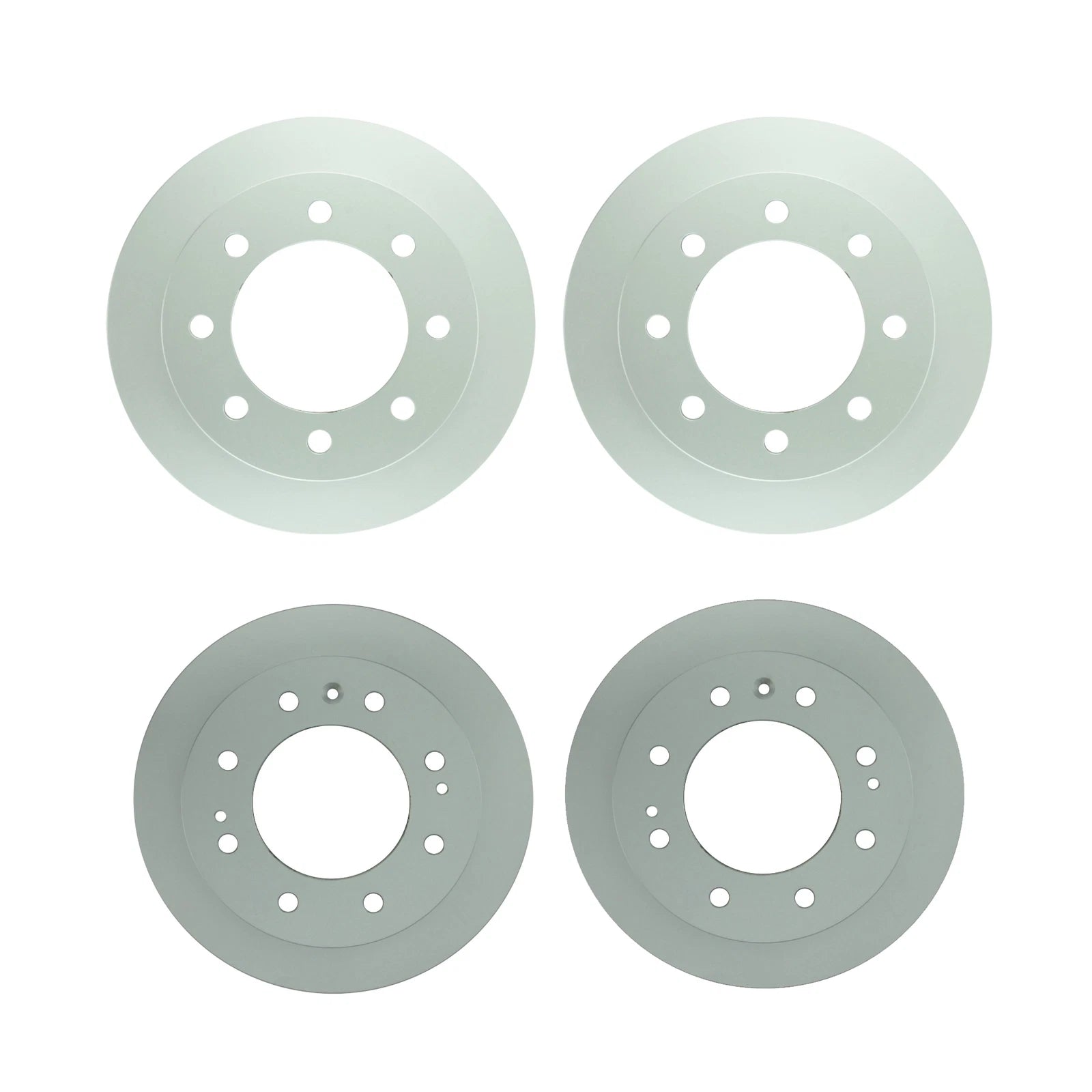 Set of 2 Bosch QuietCast Vented Disc Brake Rotors for Chevy (355mm & 330mm)