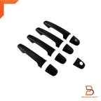 Matte Black Door Handle Cover Trim for Mitsubishi Triton Ute, Pajero Sport (05-23)