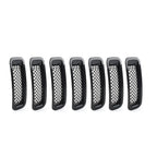 7 Pcs Front Mesh Grille Cover for Jeep Patriot (2011-2017)