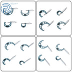 Set of 2 Outside Micrometers for Precision Measurement
