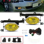 Fog Lights for Honda Civic Coupe 2006–2008 (Yellow, Sealed, Wiring Included)