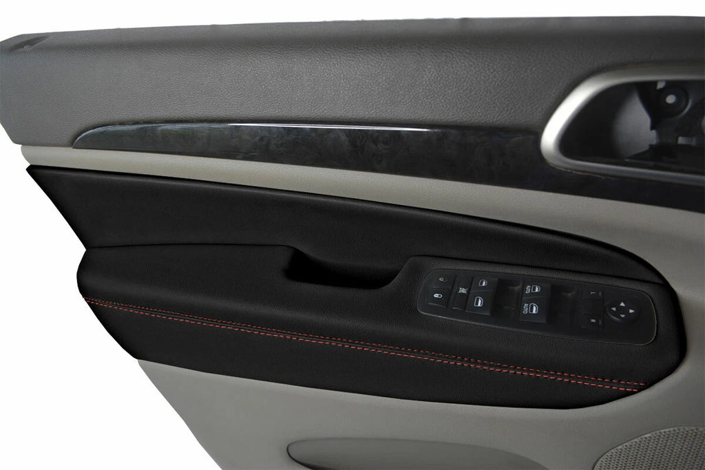 Armrest Door Panel Cover for Jeep Grand Cherokee (2011–2019) Red Stitch