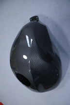 Carbon Fiber Gas Fuel Tank Cover for Kawasaki Ninja 650R (2009–2011)