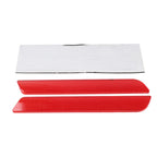 2X Small Reflectors Saddle Bag Latch Cover for Harley Road Glide FLTRX (2014–Present) Red