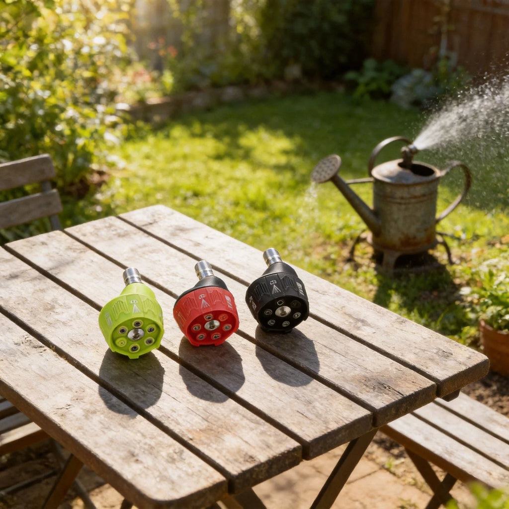 3X Pressure Washer Nozzles for 4000 PSI (6 in 1, 14 Inch Quick Change)
