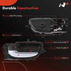 Front Left Plastic Interior Door Handle for Toyota Yaris (2007-2013)