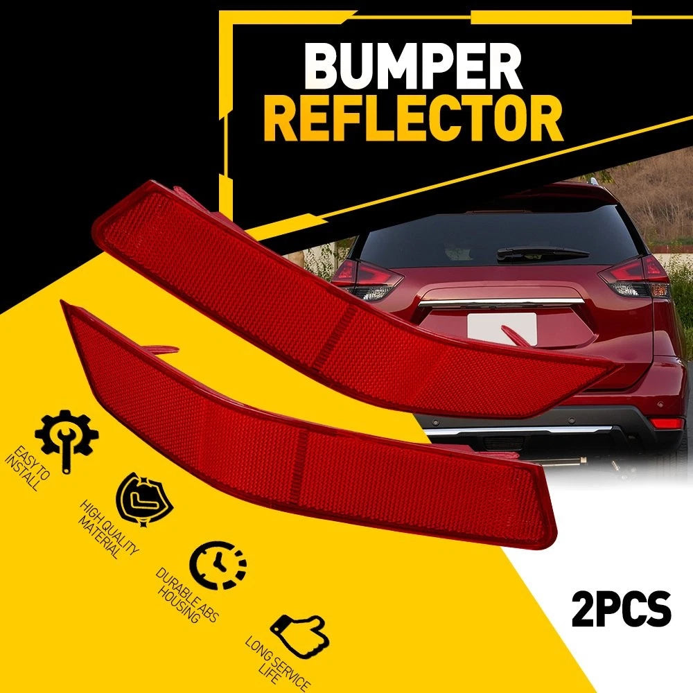 Rear Reflector Bumper Light Right Cover for Nissan Rogue (2017–2020)