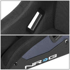NRG Innovations Racing Bucket Seat Large Size for RSC-302CF-BL