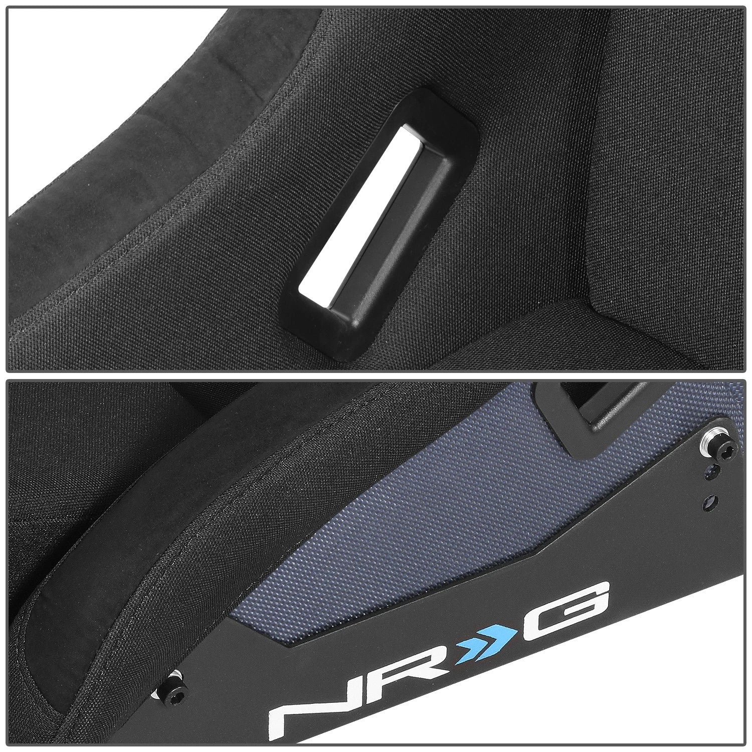 NRG Innovations Racing Bucket Seat Large Size for RSC-302CF-BL
