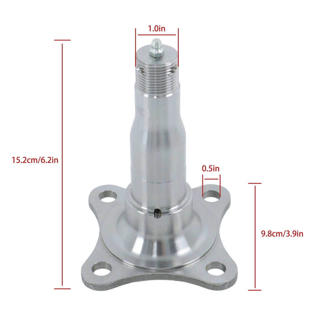 Weld-on E-Z Lube Round Spindle with Brake Flange for Trailer Axle (84)