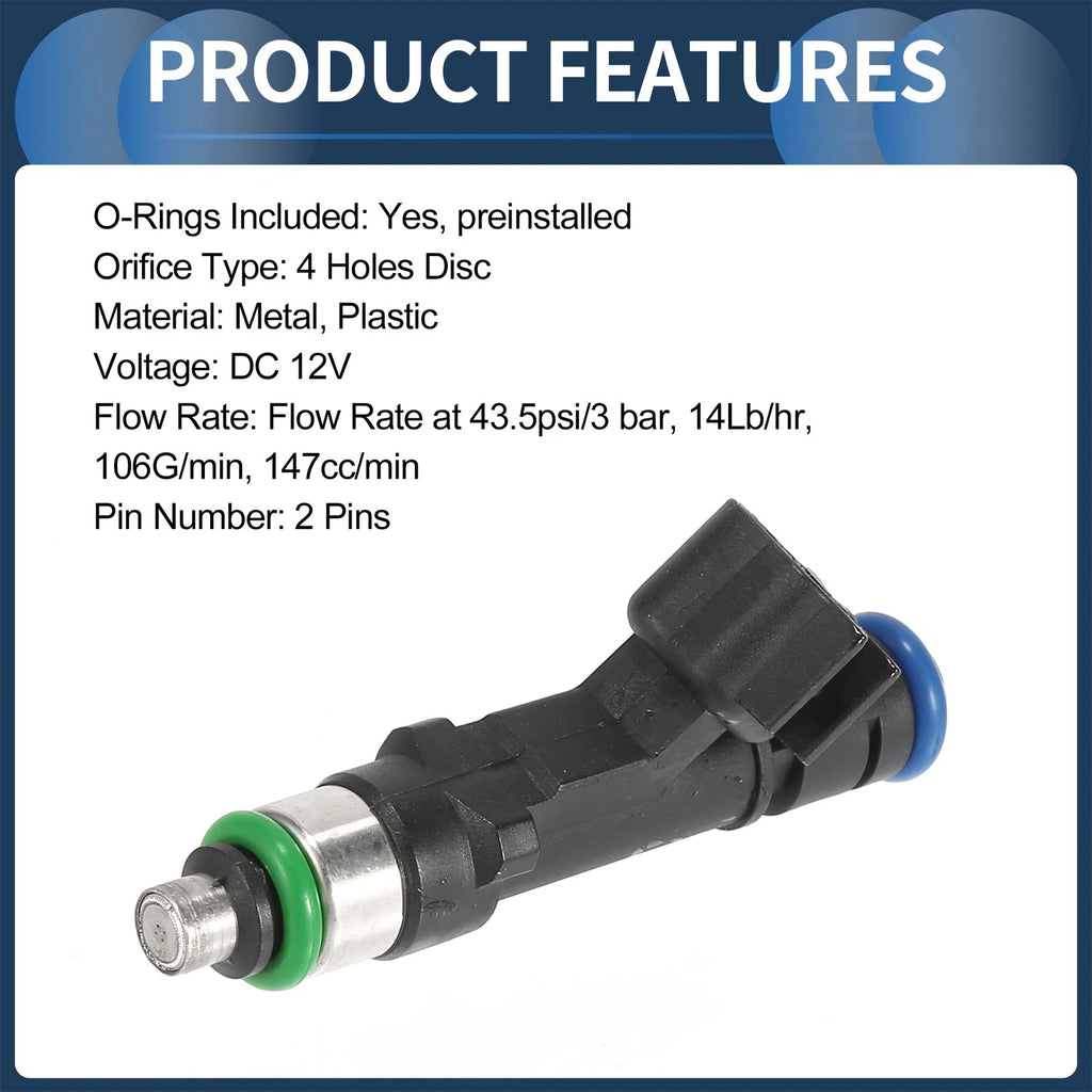 6X Fuel Injector for Mazda B3000 (2002–2007) No.1F2113250