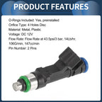 6X Fuel Injector for Mazda B3000 (2002–2007) No.1F2113250