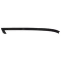 Replacement Black Painted TPO Plastic Passenger Side Front Bumper Cover Molding