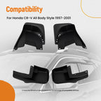 4pc Splash Guards Set for Honda CR-V (1997–2001) 75830S10003 08P08-S10-100