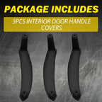 Interior Door Pull Handle Cover Trim for BMW X6 E72 (2008–2011) Black 3-30X