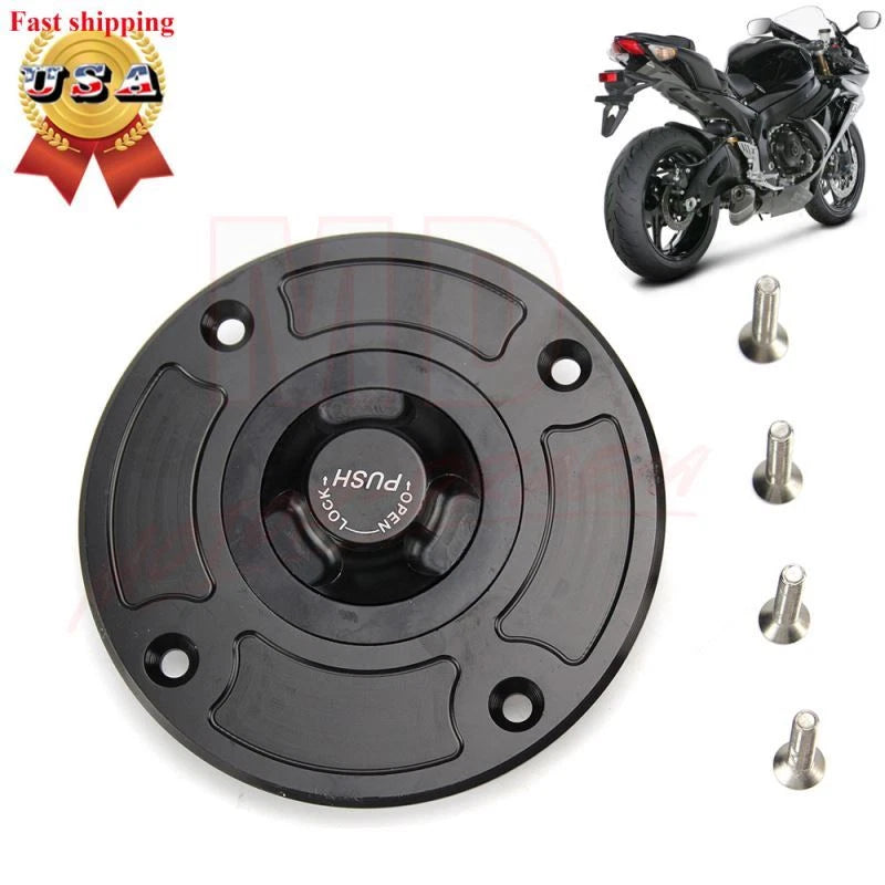 Keyless Gas Fuel Tank Cap Cover for Suzuki GS600F GSXR1000 (2000–2001)