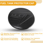 Fuel Tank Door Cap for Subaru Outback (2021–2025) Carbon Fiber Black