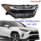 Full LED Headlight for Toyota RAV4 (2022–2023) Passenger Side