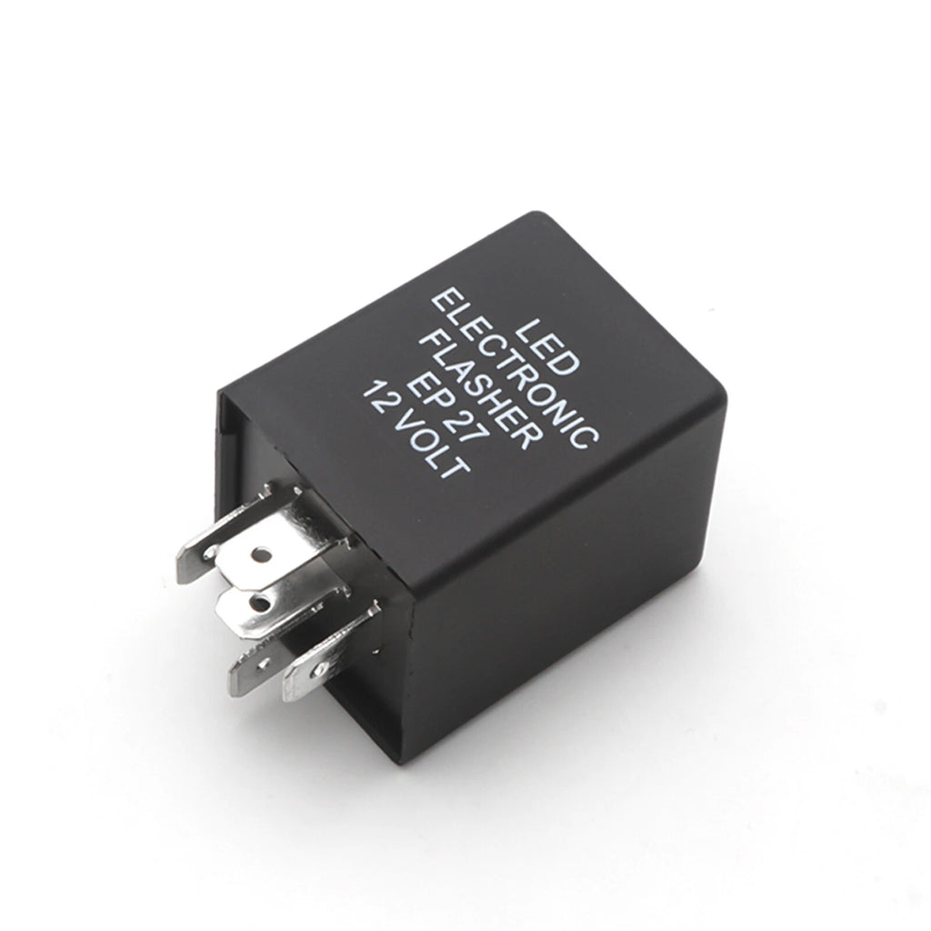 LED Flasher Relay Decoder Fix for 5-Pin 12V EP27 FL27 (2019-2024)