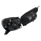 Set of 2 Black Housing Halogen Headlights for Toyota RAV4 (2001–2003)