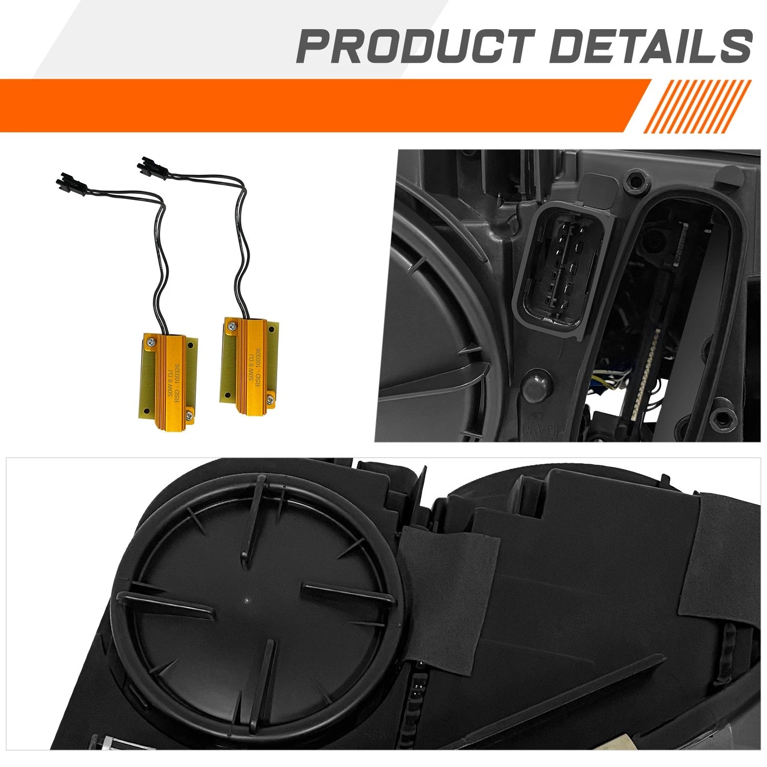 LED HID Projector Black Headlights for BMW 428I 430I 435I 440I M3 (2014–2020)