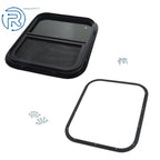 Horizontal Sliding RV Window for Cargo Trailer (24"-48" W × 12"-22" H)