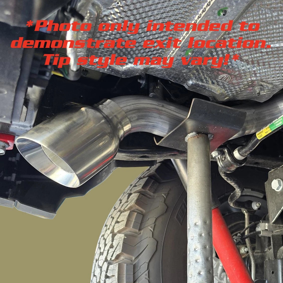 2.5" High Clearance Muffler Delete for Jeep Wrangler (2018–2025)