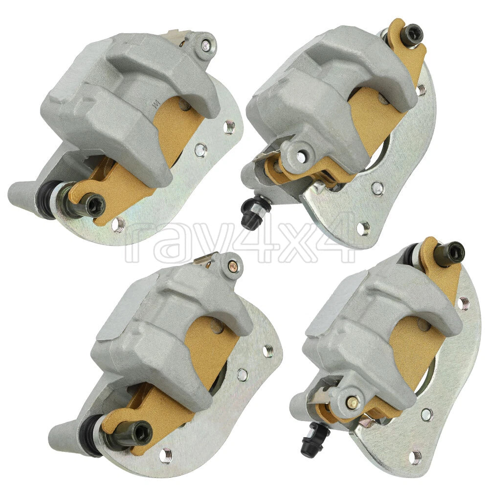 Front & Rear Brake Calipers for Yamaha Grizzly 550 (2009–2014) Grizzly 700 (2007–2020)