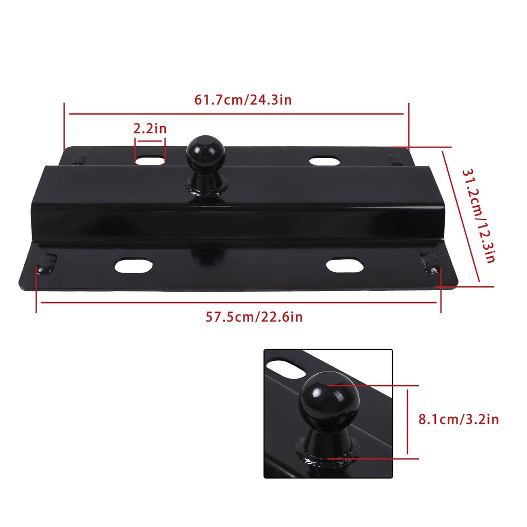 Fifth Wheel Gooseneck Hitch Adapter Plate for Truck (30)