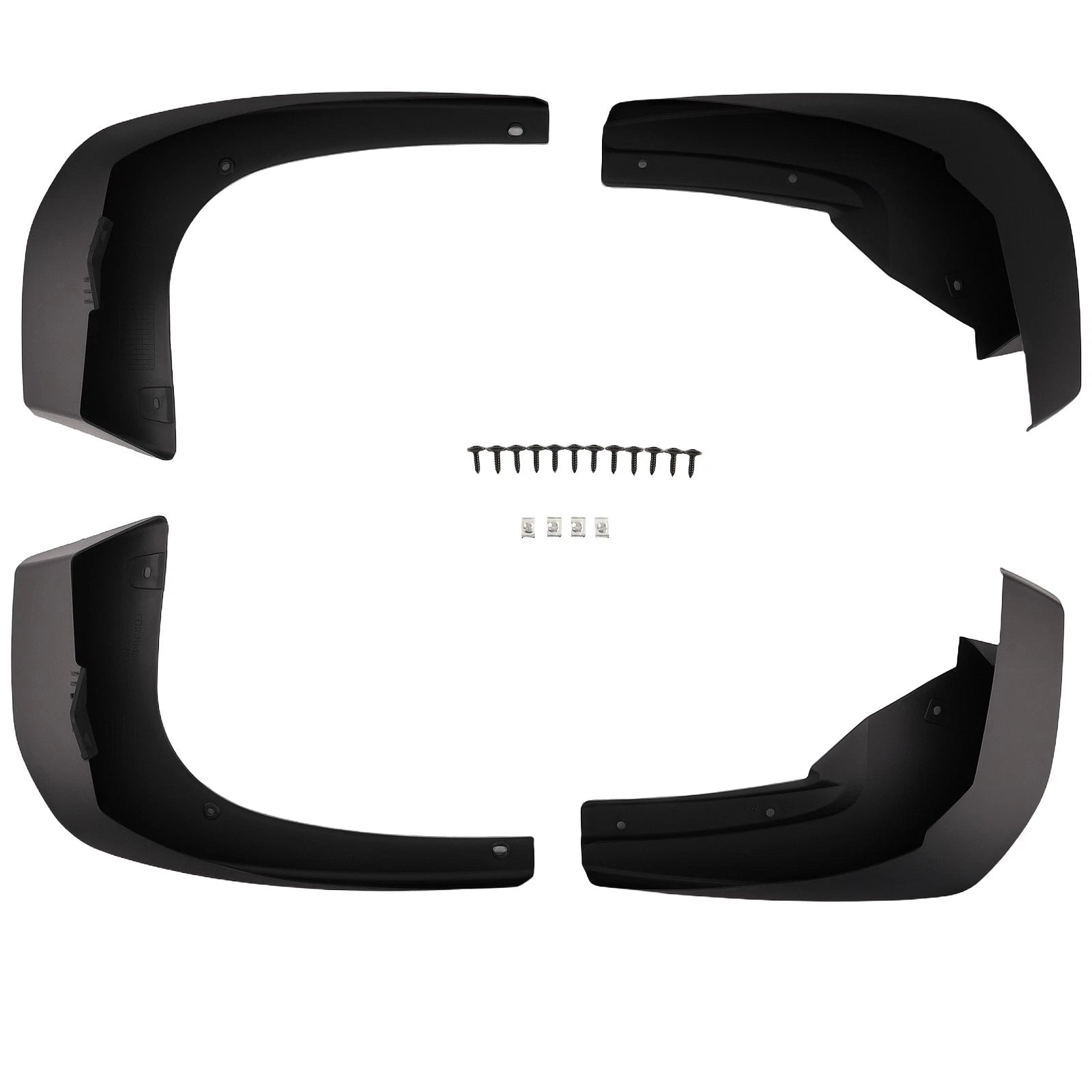 Flaps Mud Splash Guard Splashguards for Honda Ridgeline 2017-2024 Black