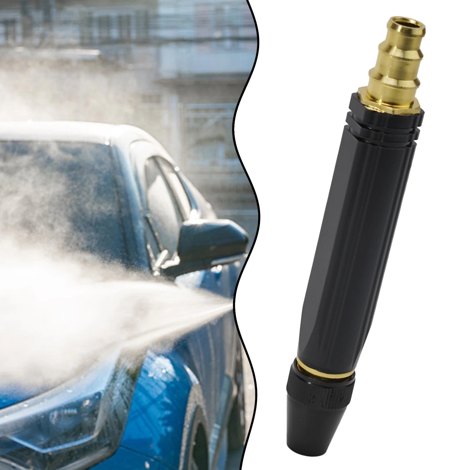 Hose Nozzle for Efficient Car Washing and Watering (Universal Fit)