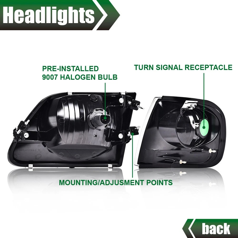 Headlight and Corner Light Assembly for Ford F150, Expedition (1997–2003)