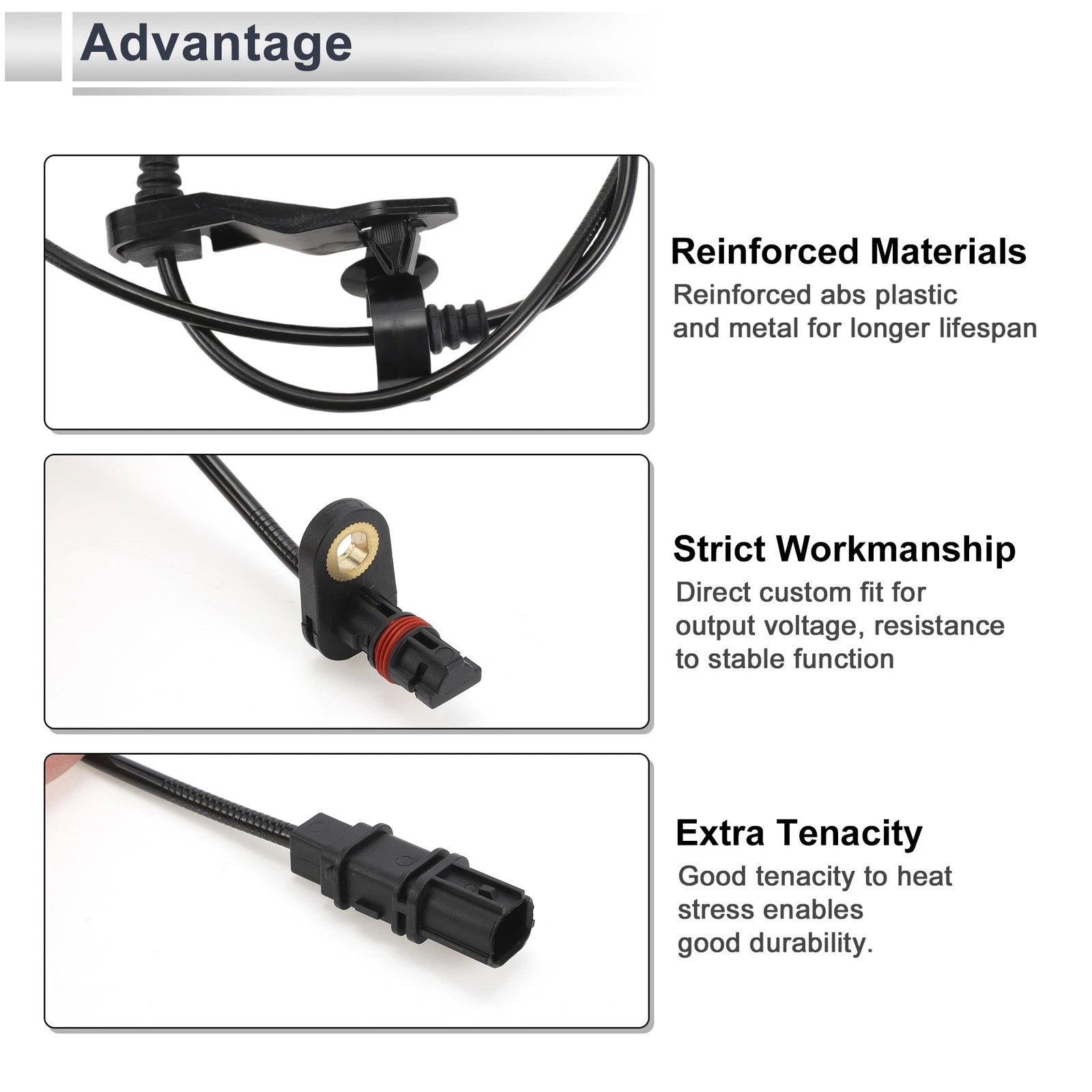 ABS Wheel Speed Sensor No. 57475SNA013 for Honda Civic (2006–2011) Rear Left