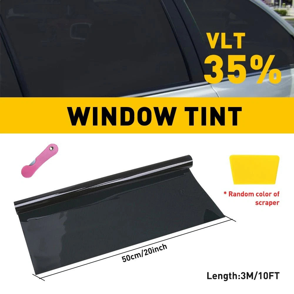 Window Tint Film 20" x 10ft Roll 35% VLT for Car Home Office Glass