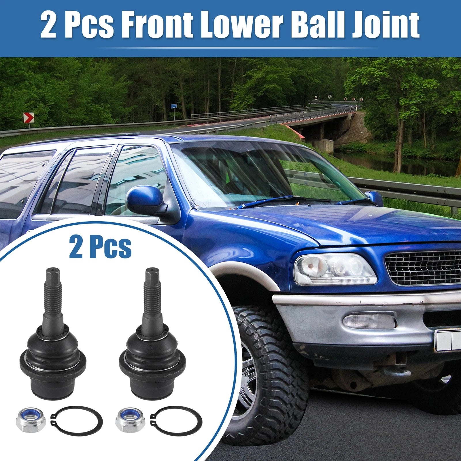 2X Lower Ball Joint for Ford Expedition (2007–2017)
