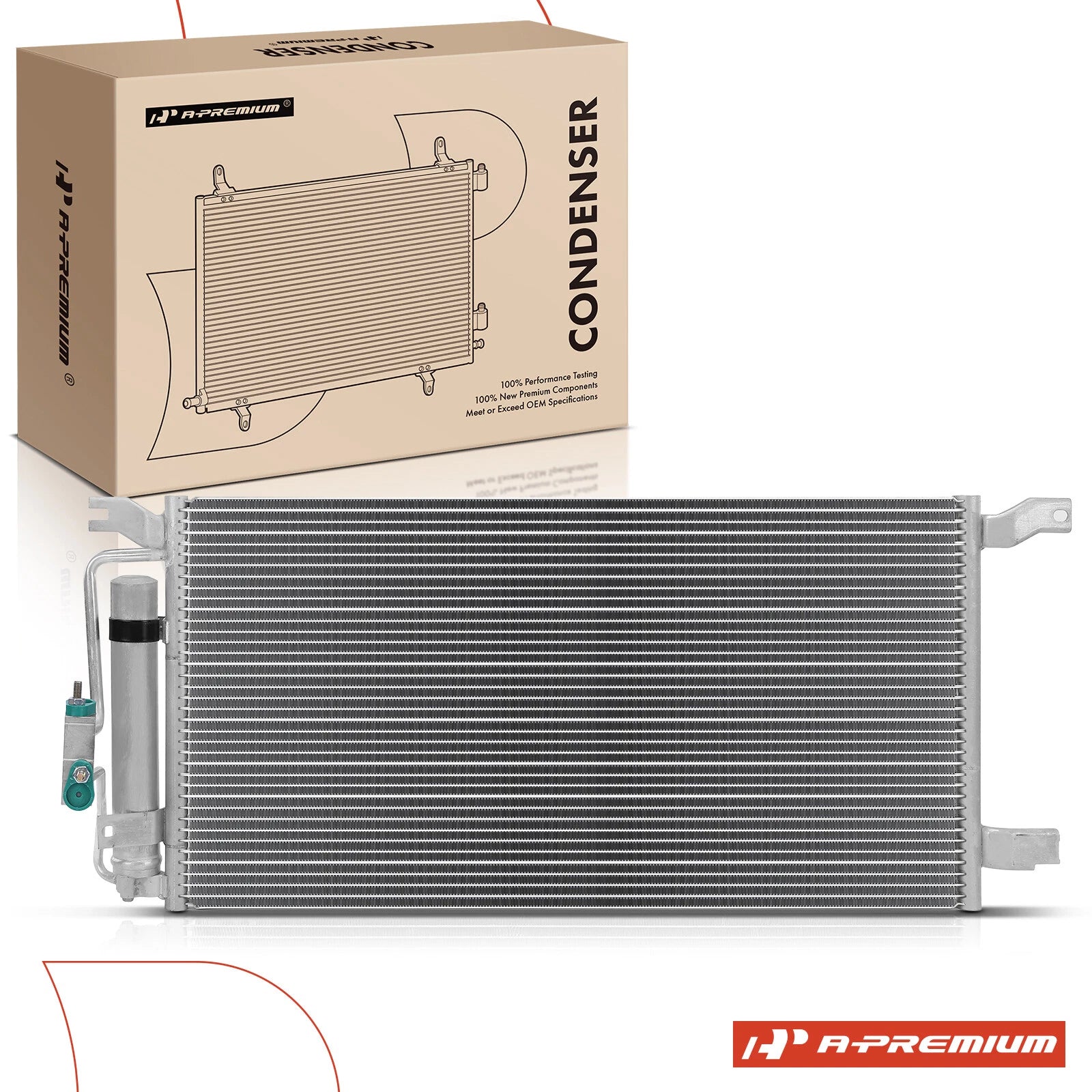 A/C Condenser with Receiver Drier for Chevy Uplander (2005–2006)