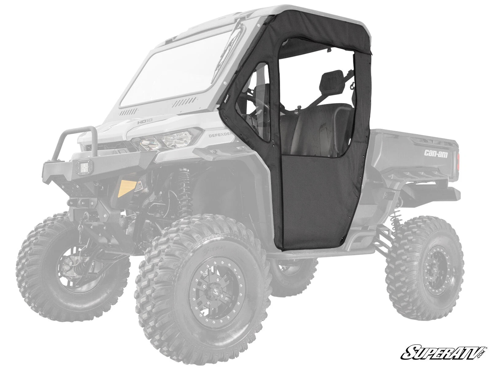 SuperATV Primal Soft Cab Enclosure Doors for Can-Am Defender (2016–2023)