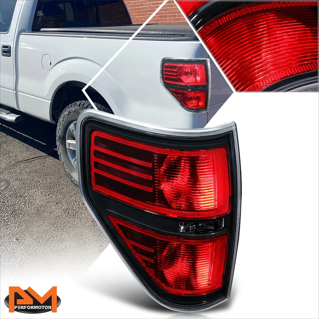 Driver Side Red Lens Tail Brake Light for Ford F-150 (2009–2014)