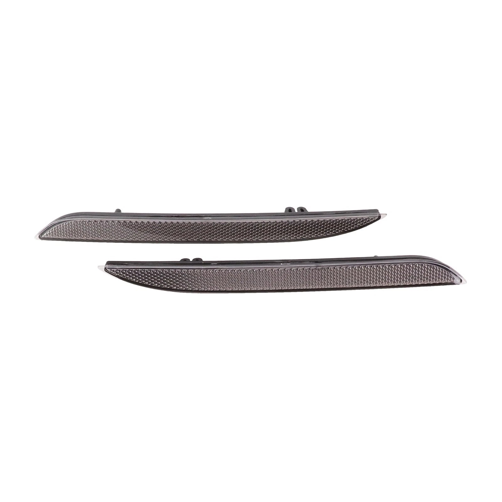 Black Smoked Lens Rear Bumper Reflector Lenses for Ford Mustang (2015–2017)