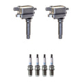 Set of 2 Ignition Coils & 4 NGK Spark Plugs for Kia Sportage (2011–2016)