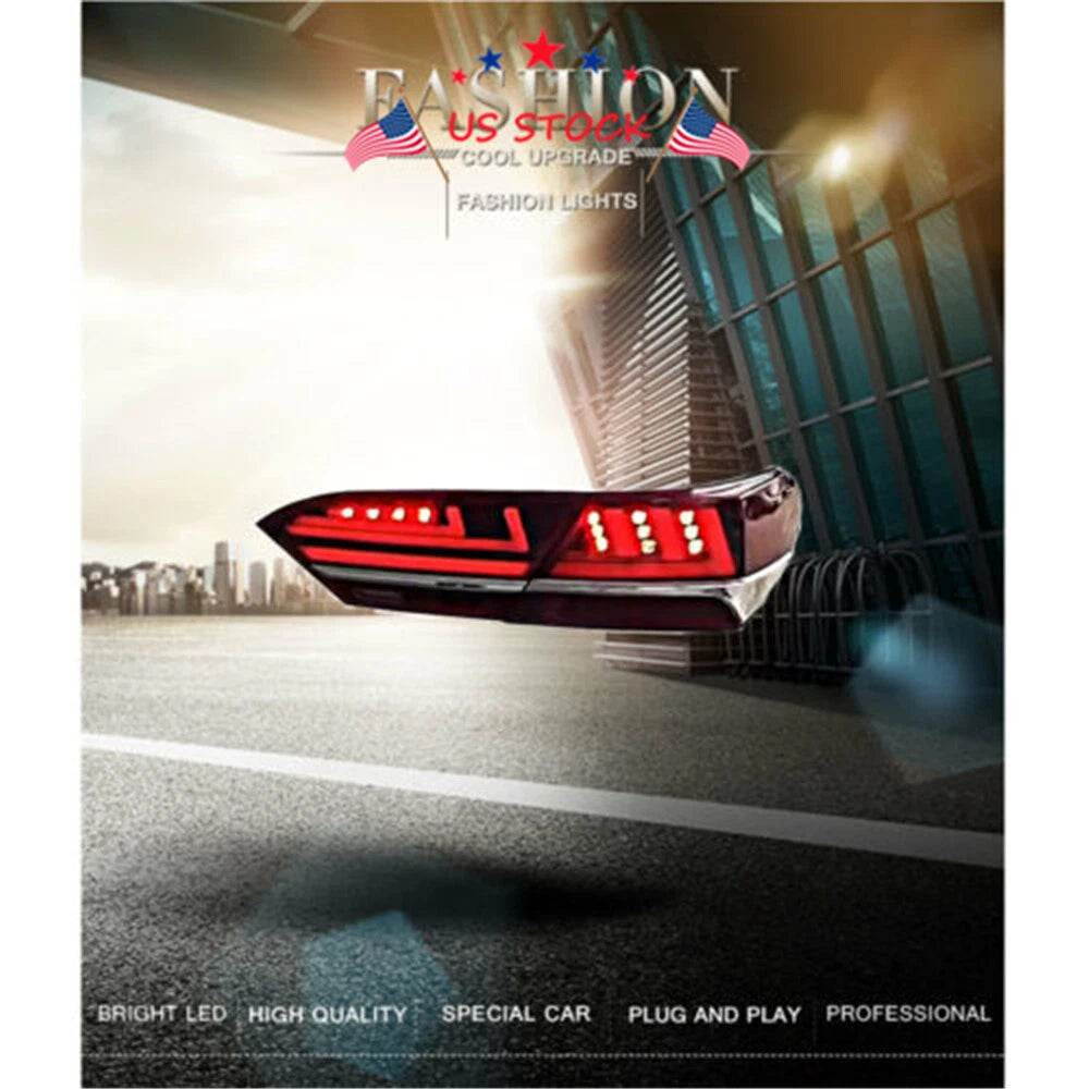 Pair LED Tail Lamps for Toyota Camry (2018-2020)